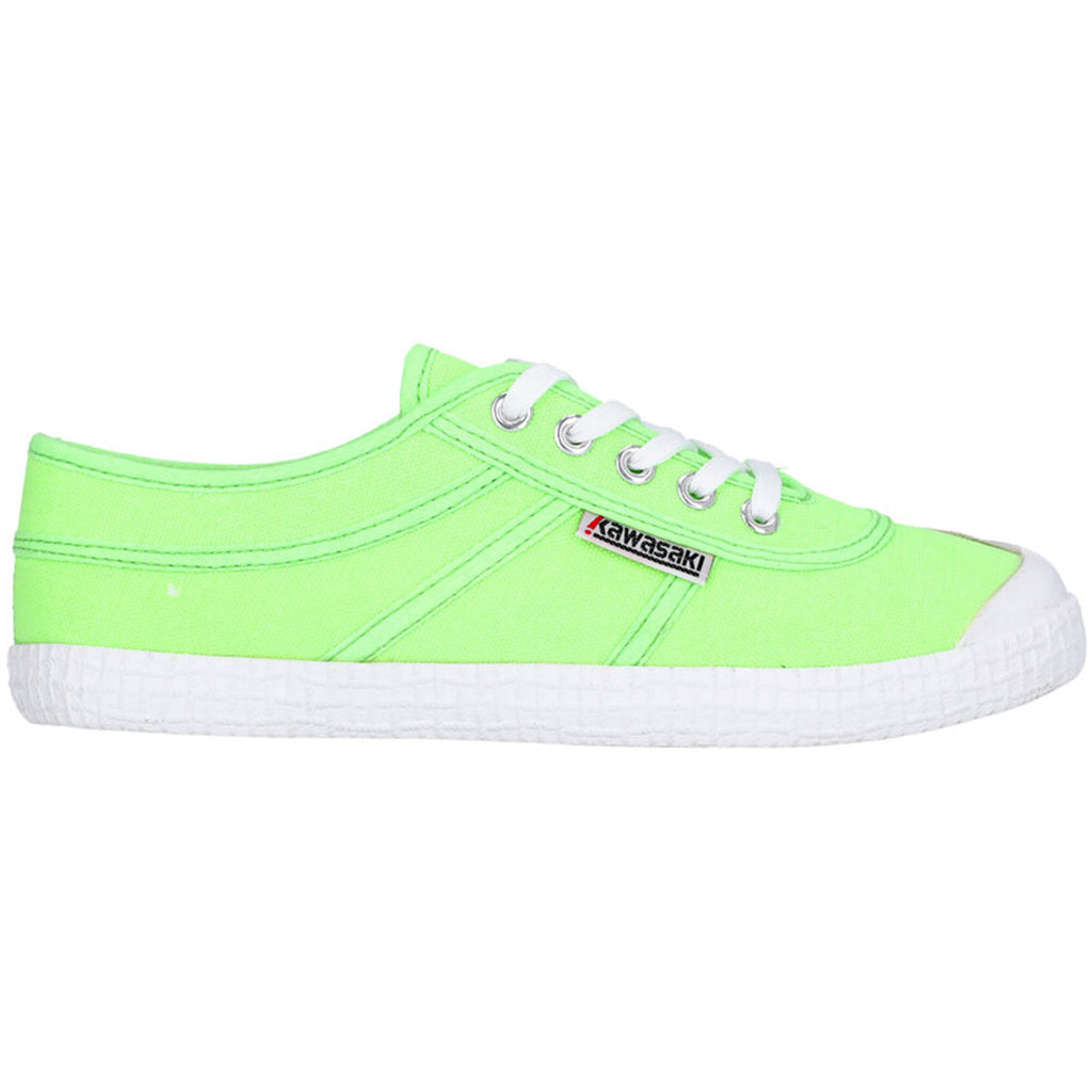KAWASAKI Original Neon Canvas Sneakers Shoes 3002 Green Gecko