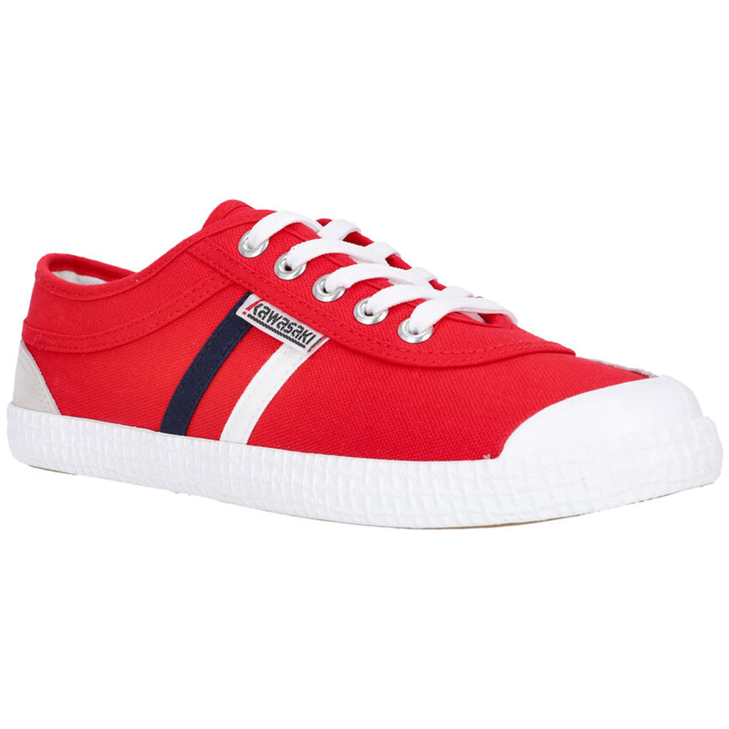 KAWASAKI Retro Canvas Sneakers Shoes 4012 Fiery Red