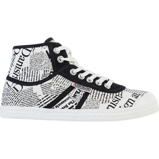 News Paper Canvas Sneakers