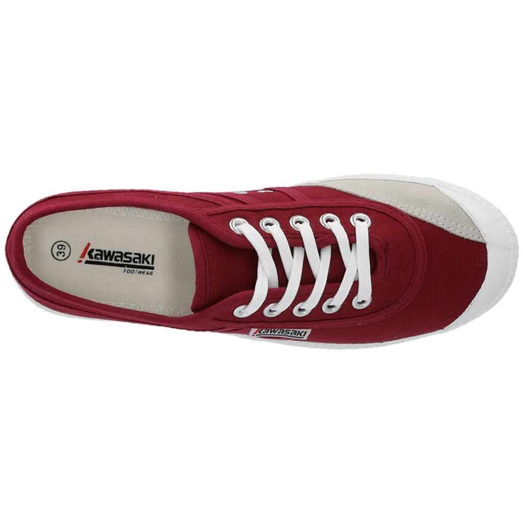 KAWASAKI Original Canvas Sneakers Shoes 4055 Beet Red
