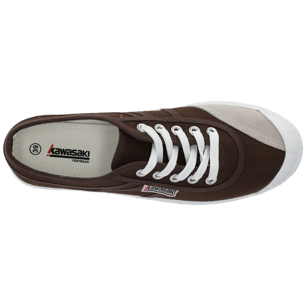 KAWASAKI Original Canvas Sneakers Shoes 5045 Chocolate Brown