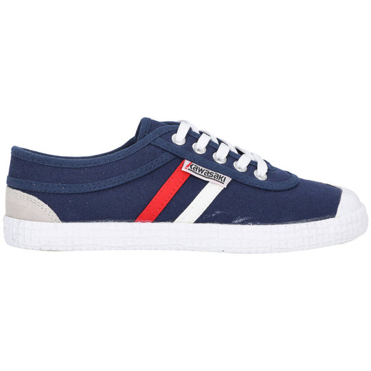 Retro Canvas Sneakers - Navy