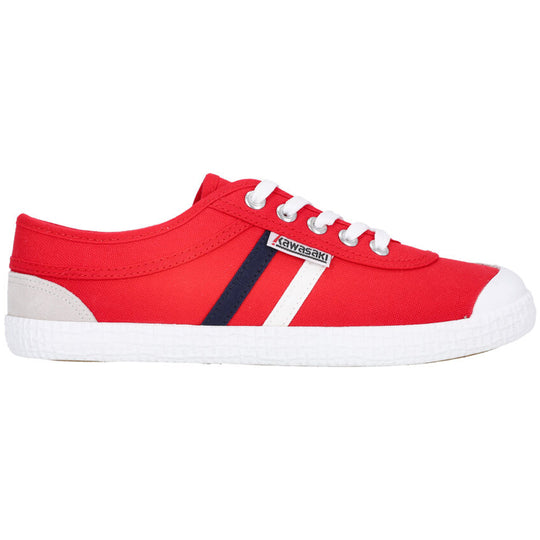 Retro Canvas Sneakers - Fiery Red