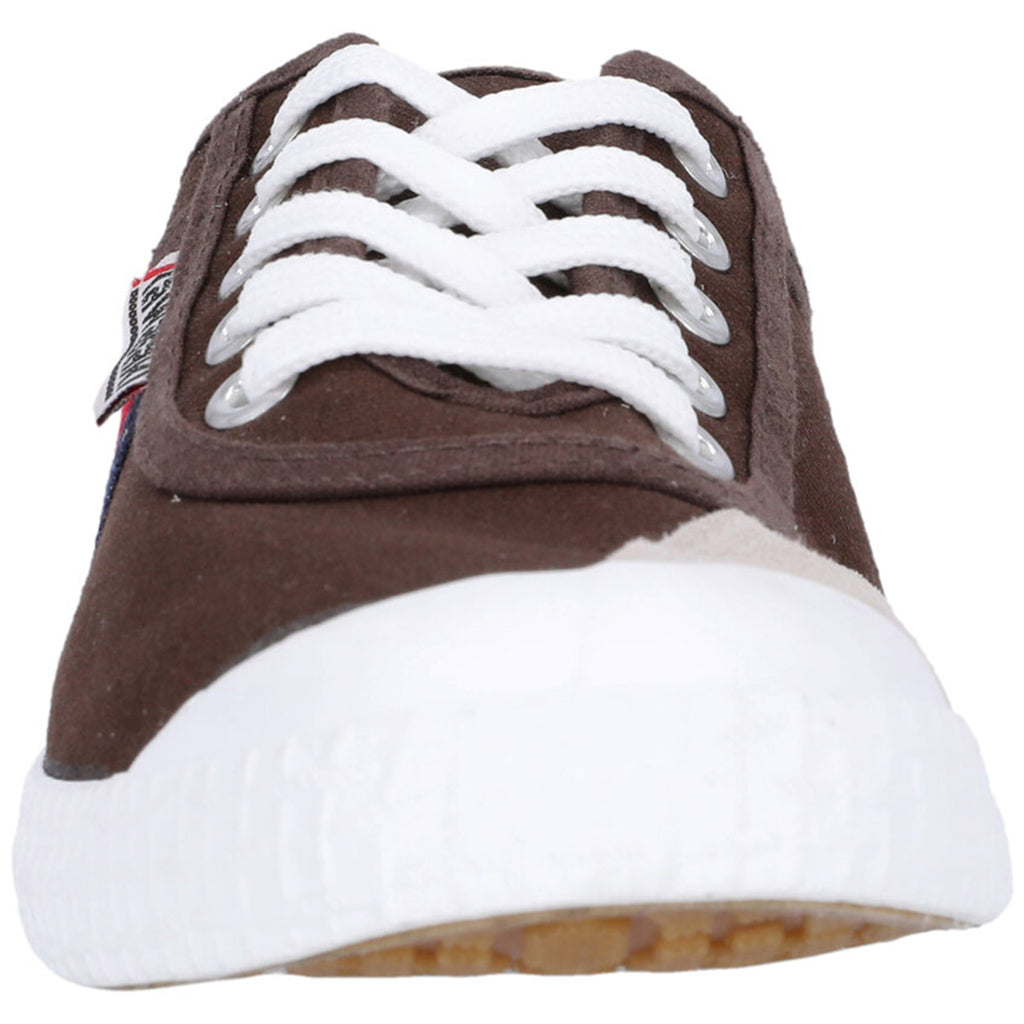 KAWASAKI Retro Canvas Sneakers Shoes 5045 Chocolate Brown